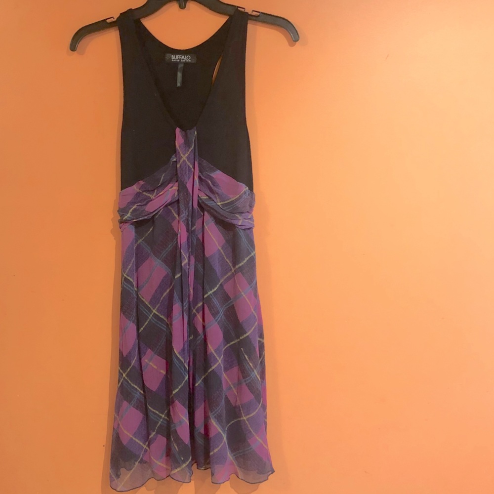 Flowy Plaid Day Dress